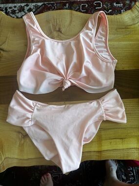 Light Pink Two-Piece Bikini Set